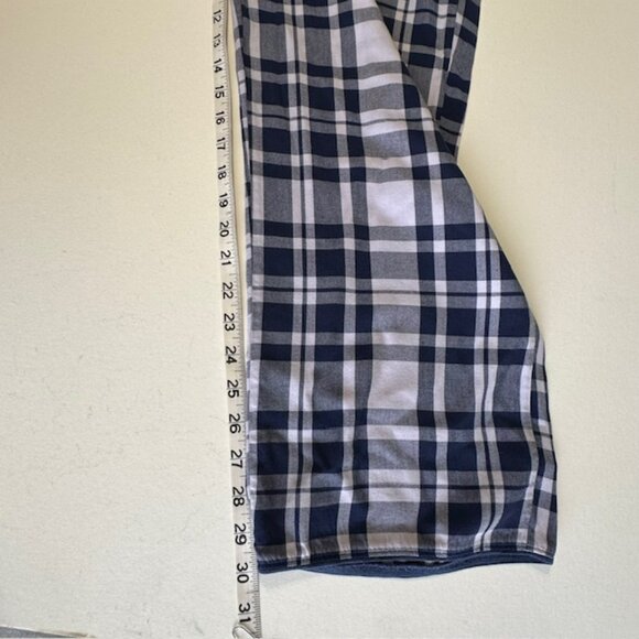 Victoria's Secret - Cozy Flannel Blue White Long Pajama Set Size M - Picture 13 of 13